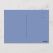 weiß blühend postkarte (Rückseite)