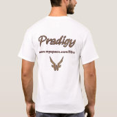 Weiß/Brown Pradigy T-Shirt (Rückseite)