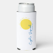 Weiß-Cyd-Squad-Slim-Dose kälter Selters Dosenkühler (Seltzer Rückseite)