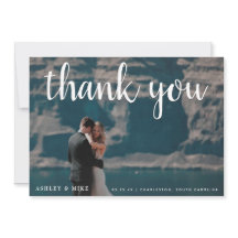 Weiß Danke 3 Foto Black & White Wedding