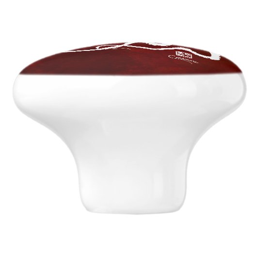 Weiß der Kraken-6 auf rotem R - Griff (Seitenansicht)