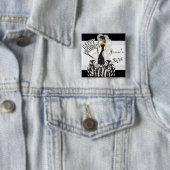 Weiß des alles- Gute zum Geburtstagdiva-Mädchen-| Button (Beispiel)