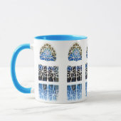 Weiß des Moscheen-Foyer-Fensters 1 Tasse (Links)