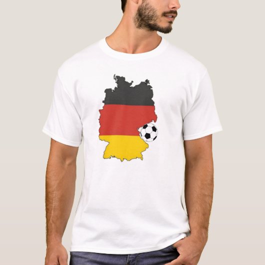 Weiß-Deutschland-T - Shirt. 05 T-Shirt (Vorderseite)