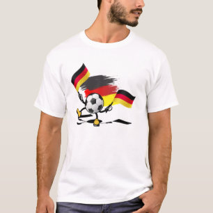 Weiß-Deutschland-T - Shirt. 07 T-Shirt