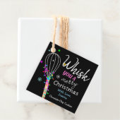 Weiß dir ein fröhliches Weihnachtsgebäck! Geschenkanhänger (Beispiel)