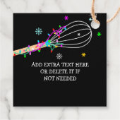 Weiß dir ein fröhliches Weihnachtsgebäck! Geschenkanhänger (Rückseite)