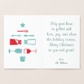 Weiß dir frohe Weihnachten! Folienkarte (Innenseite)