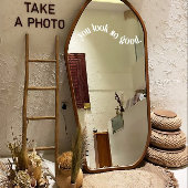 Weiß, du siehst so gut aus wie Spiegel und Fenster Fensteraufkleber