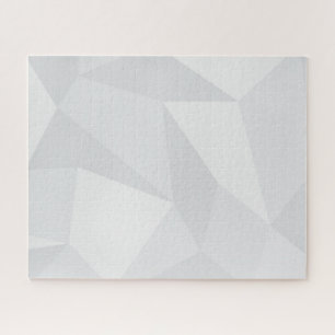 Weiß, einfach, modern, urbane, coole, trendige Mus Puzzle
