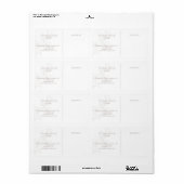 Weiß | Einfache moderne floristische Schiffskennze (Vorne)