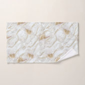 Weiß-Elfenbeinsilk und Elfenbeinmeisterpearls Badhandtuch Set (Handtuch)