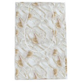 Weiß-Elfenbeinsilk und Elfenbeinmeisterpearls Mittlere Geschenktüte (Vorderseite)