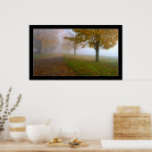 Weiß-Fade Poster (Küche)