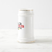 Weiss Familienname Bierglas (Mittel)