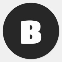 Weiß fett zuerst auf schwarz