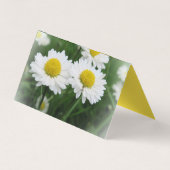 Weiß-Floor Custom Horizontal Zelt Falte geklappt Visitenkarten (Rückseite)