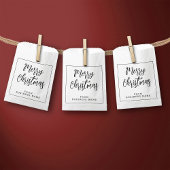 Weiß frohe Weihnachten von | Mini kleine Papiertüc Geschenktütchen