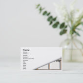 Weiß-Garagetüren Visitenkarte (Stehend Vorderseite)