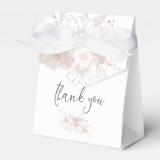 Weiß gefärbte Pastellnamen Datum Geschenkschachtel (Vorderseite)