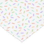 weiß gekacheltes Party Tischdecke (Schrägansicht)