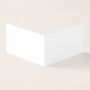 Weiß geklappt visitenkarten