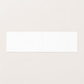 Weiß geklappt visitenkarten (Innenseite Aufgefaltet)