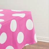 Weiß gepunktetes Muster Tischdecke (Beispiel)