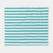 Weiß gestreifte Trend-Farben modern Fleecedecke (Vorderseite (Horizontal))