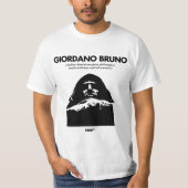 Weiß Giordano Bruno T - Shirt (Vorderseite)