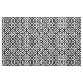 Weiß-Gleichheitszeichen-geometrisches Muster auf Stoff (Fat Quarter (45,7 x 55,9 cm))