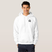 Weiß- & Gold-Design-Kollektion Hoodie (Vorne ganz)