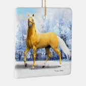 "Weiß & Gold" Keramikornament (Rechts)