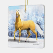 "Weiß & Gold" Keramikornament (Links)