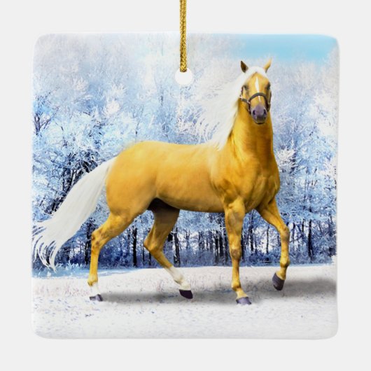 "Weiß & Gold" Keramikornament (Rückseite)