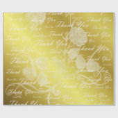 weiß, gold, silber, danke, Blume, Geschenkpapier (Flach)