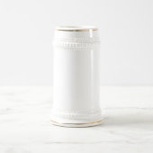 Weiß/Goldbier Stein Bierglas (Mittel)