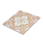 Weiß, goldfarben und rosa Blumen Fliese (Seite)
