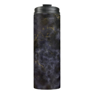 Weiß Grau Schwarz Gold Rauch Marmor Thermo Tumbler Thermosbecher