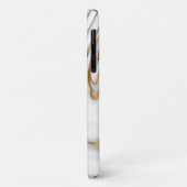 Weiß, Grau und Gold Case-Mate iPhone Hülle (Hinten/Links)