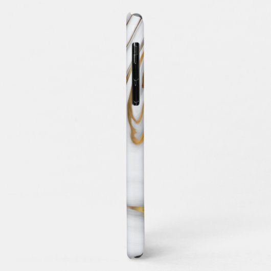 Weiß, Grau und Gold Case-Mate iPhone Hülle (Hinten/Links)