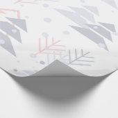 Weiß, grau und pastellrosa geschenkpapier (Ecke)