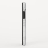 Weiß-graue Imitate aus Marmor Case-Mate iPhone Hülle (Hinten/Rechts)