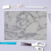 Weiß graue Marmor geerbt Texture DIY Loft Dekorati Seidenpapier (Handwerk)