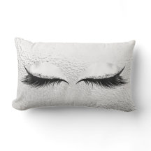 Weiß-graue silberne Metallic-Lashes Makeup Glass