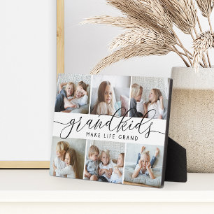 Weiß   Großkinder machen Life Grand Foto Collage Fotoplatte