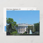 Weiß Haus, DC Postkarte (Vorne/Hinten)