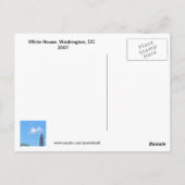 Weiß Haus, DC Postkarte (Rückseite)