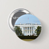 Weiß Haus vom Rasen Button (Vorne & Hinten)