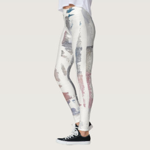 Weiß heraus erntet leggings
